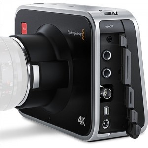 Conexiones de la production Camera 4K de Blackmagic