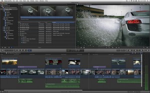 Imagen del software de edición Final Cut Pro X