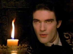 Antonio Banderas en el film Entrevista con el vampiro