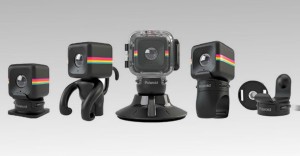 La nueva Polaroid Cube y algunos de sus accesorios