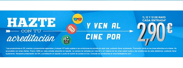 Octava edición Fiesta del Cine 2015