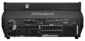 Parte trasera de la nueva mezcladora Roland M-5000C