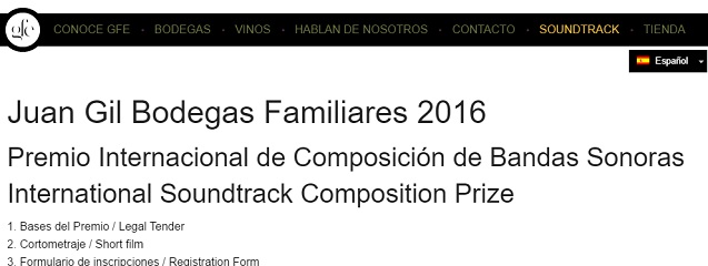 Premio Internacional de Composición de Bandas Sonoras